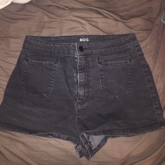 Black Hi-Rise Shorts