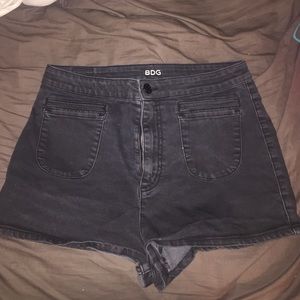 Black Hi-Rise Shorts