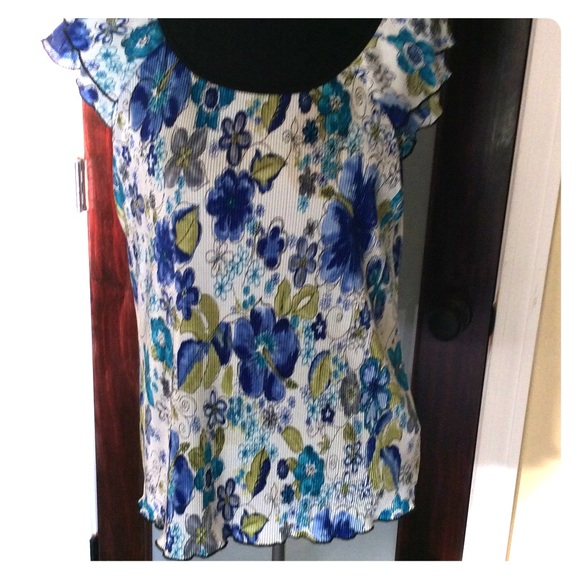 Floral print Top sz PXL