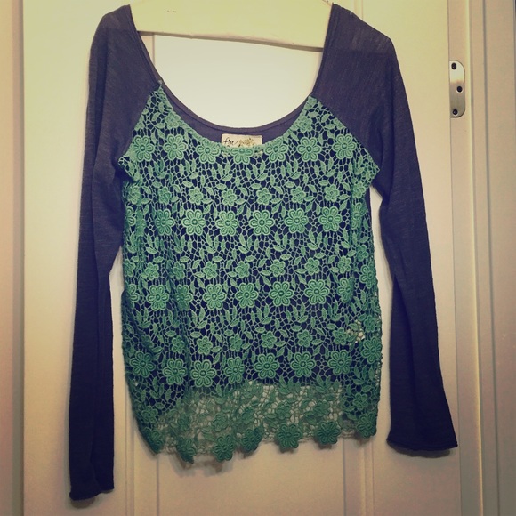 Free people lace shirt