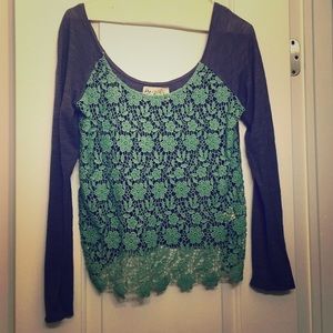 Free people lace shirt