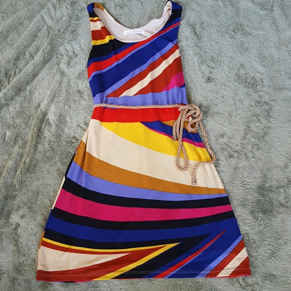 $5 CLOSET CLOSING Colorblock Sleeveless Dress