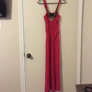 Hot pink maxi from cavenders