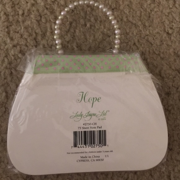 Breast cancer hope note pad with pin Never opened - Picture 2 of 2