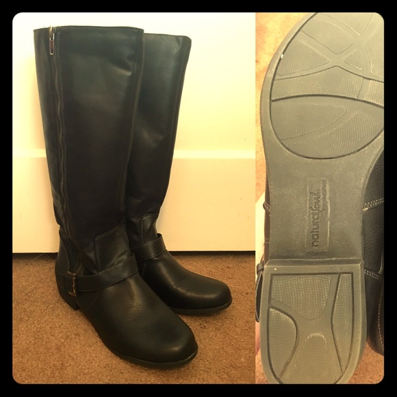 Black riding boots
