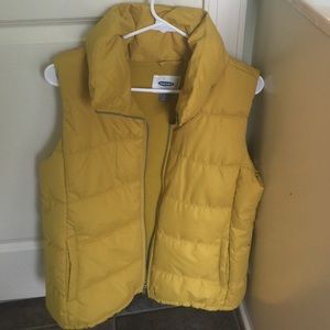 Old Navy Mustard Colored Vest