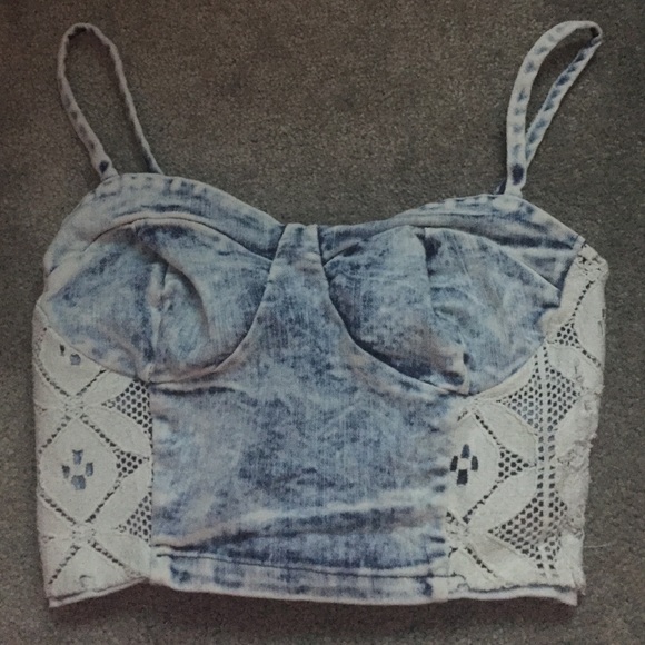 Denim Crop Top