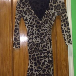 Bebe cheetah dress
