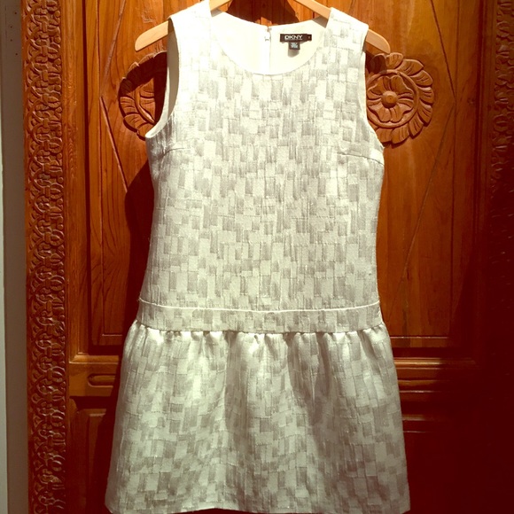 DKNY cotton/silk brocade dress
