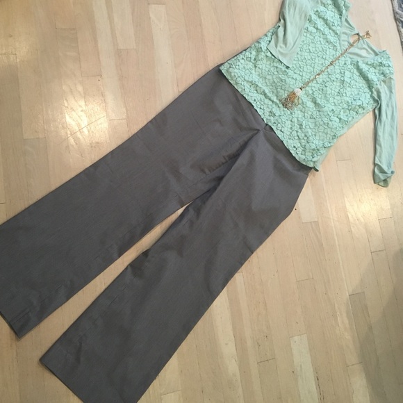 Banana Republic Sloan Fit Flare Pants Blue