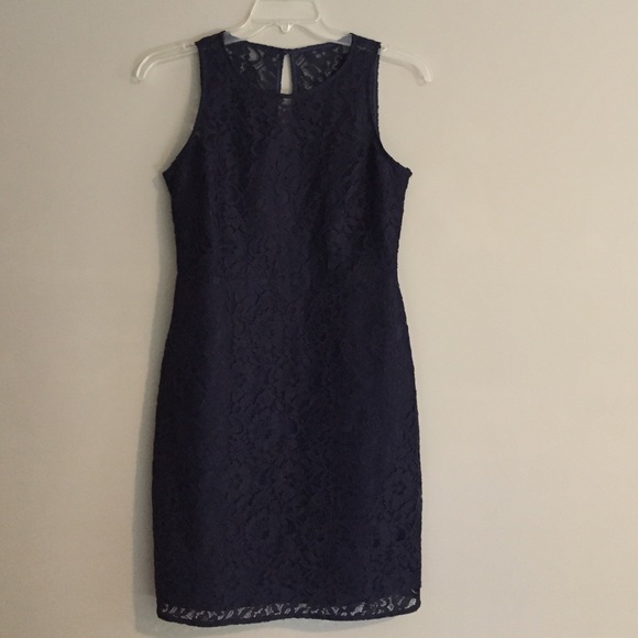 Navy Lace Dress