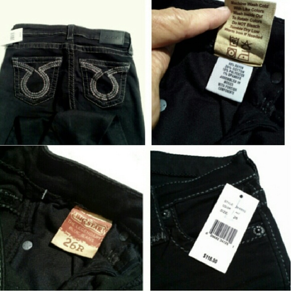 💕HP💕BIG STAR MADDIE SOFT BLACK SKINNY JEANS - Picture 4 of 4