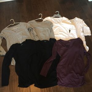 Long sleeve maternity t shirts