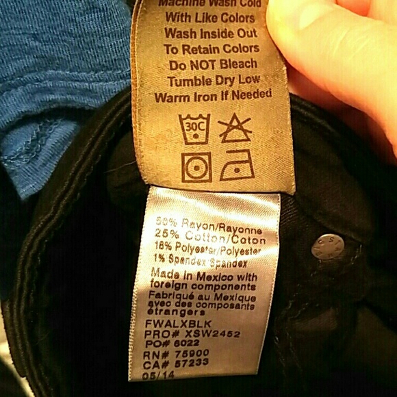 🆕 Sz 27-BIG STAR SOFT BLACK SKINNY JEANS - Picture 5 of 5