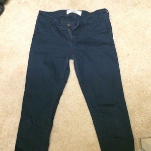 Hollister- Navy Skinny Jeans
