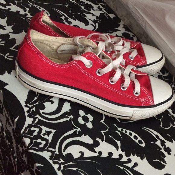 Red Converse - Picture 3 of 4