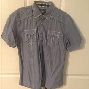 BKE - blue athletic fit xl short sleeve