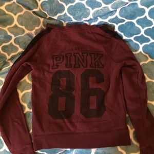 Victorias Secret PINK maroon hoodie
