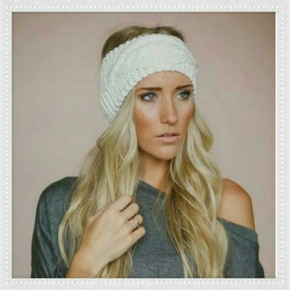 Accessories - Ivory Knit Headband