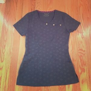 Graphite XS scrub top by Heartsoul