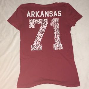Arkansas Razorbacks V Neck T Shirt