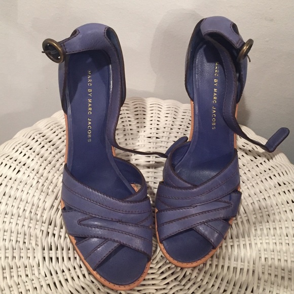Marc Jacobs blue leather shoes. Size 40 new - Picture 1 of 3