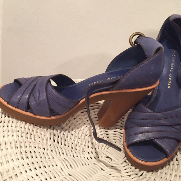 Marc Jacobs blue leather shoes. Size 40 new - Picture 3 of 3