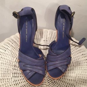 Marc Jacobs blue leather shoes. Size 40 new