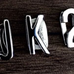 NWT! Keep Collective Letter "K" in Silver