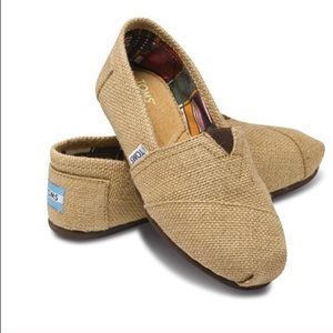 Brand-new women's burlap Toms