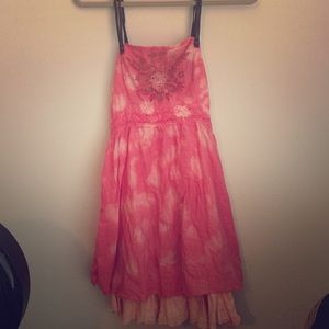 Free People peach dress
