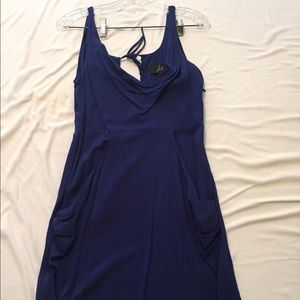 Navy blue dress
