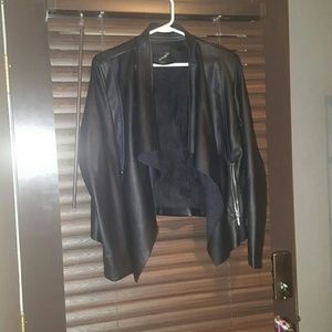 Faux leather jacket