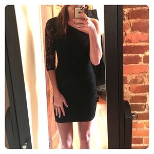 Express Black Lace Dress