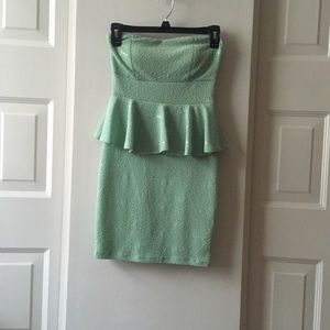 Body Central size small sea foam green mini dress!