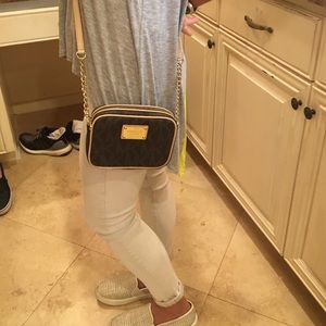 Signature logo Small Michael Kors crossbody bag
