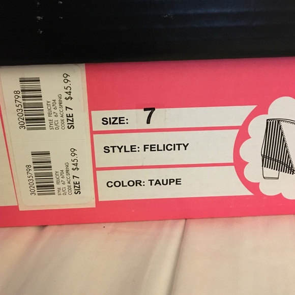 Taupe Fringe Booties! - Picture 3 of 3