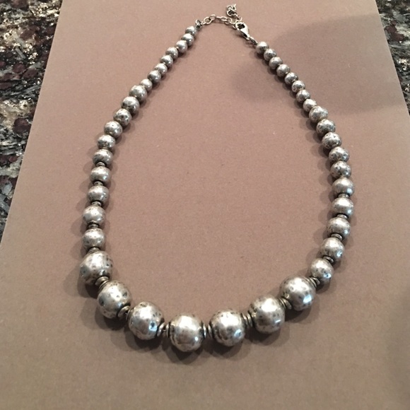 Silpada silver ball necklace