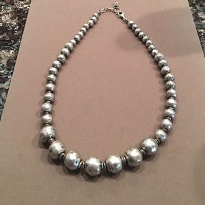 Silpada silver ball necklace
