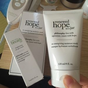 Philosophy moisture mask & eye gel cream