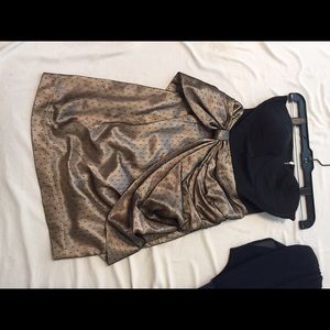 Strapless cocktail dress