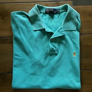 Men's Polo Ralph Lauren teal polo