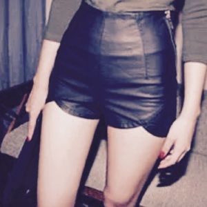 Leather Shorts