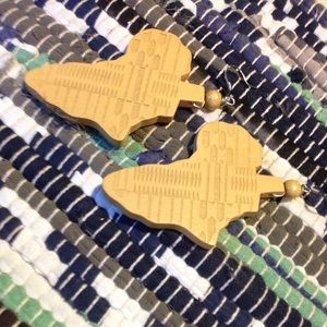 Wooden Africa earrings