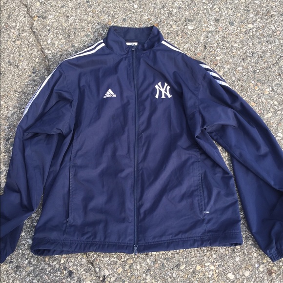 adidas yankees windbreaker