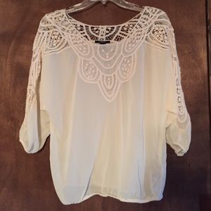 Forever 21 Sheer Top Sz Small