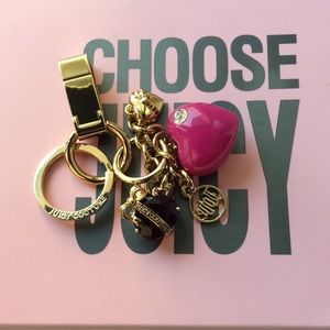 Juicy couture charm key chain