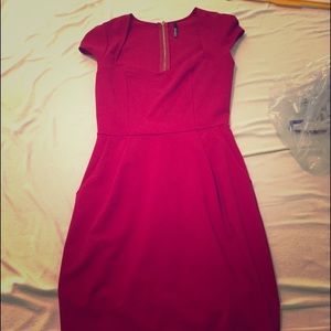 Sweetheart red dress