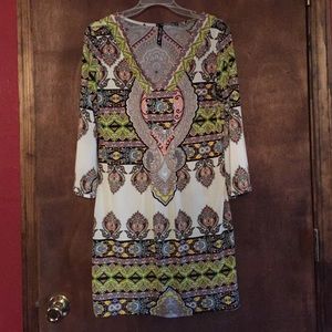 Multi color Dress. Super comfy and cute. Sz M