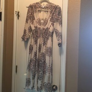 Club Monaco sheer dress